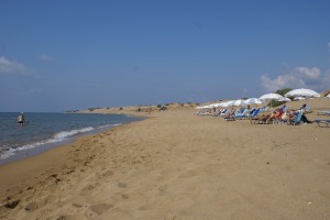 Strand von Issos, Korfu Ferienhäuser Bioporos, Alevropari, Korfu, Griechenland, KorfuCorfu.de