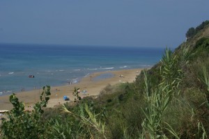 Korfu Strände - Strand von Agios Stefanos (Nordwest), Korfu, Griechenland